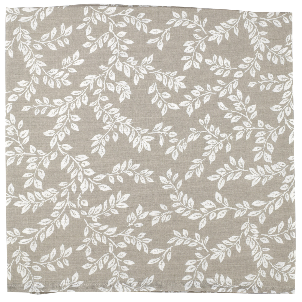 Leafy Sprig Swaddle - Grey